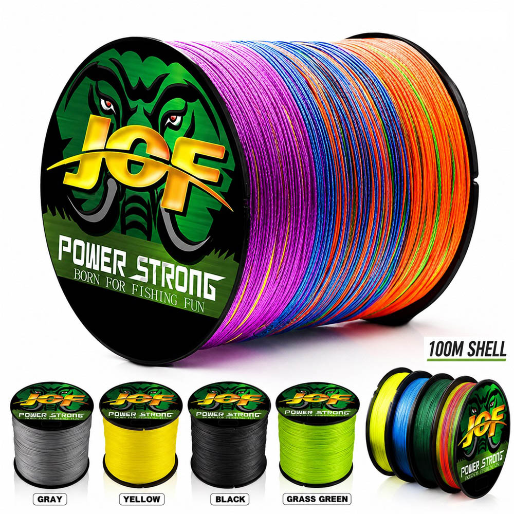 Fishing Equipment Bundle - JOF 4X Örgülü PE Balıkçılık İpi