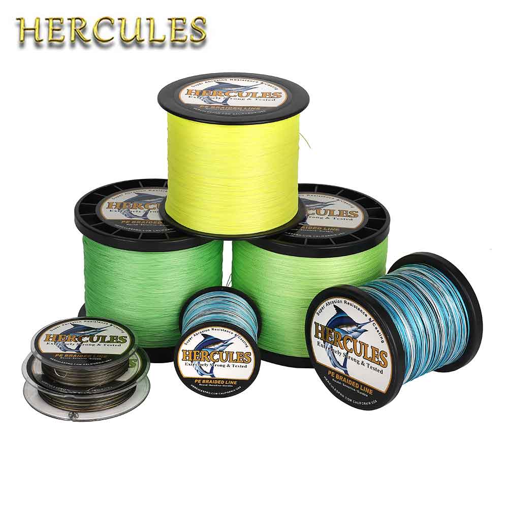 Fishing Equipment Bundle - Hercules 8 Strand Örgülü 10-150LB olta