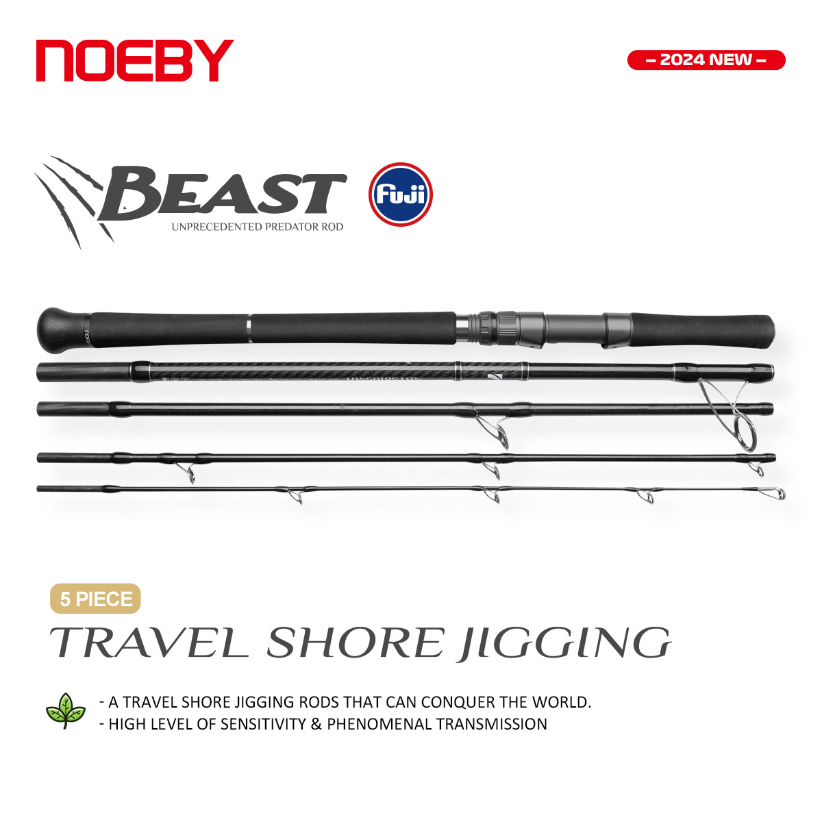 Fishing Equipment Brands - NOEBY Beast Travel Shore Jigging Kamışı