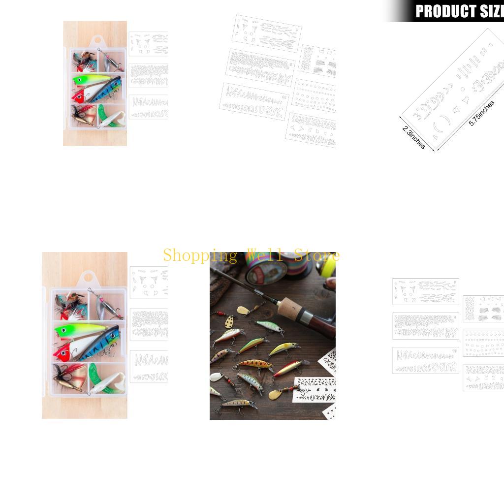 Fishing Equipment And Accessories - KX4B 6 Adet Balıkçılık Cazibesi Boyama
