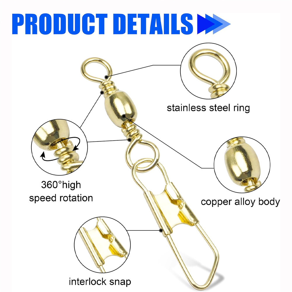 50 adet altın balıkçılık varil - Fishing Equipment Cheap incelemesi ve fiyatı