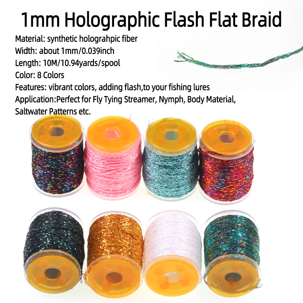 10 m/makara 1mm holografik fla - Fishing Equipment Bundle incelemesi ve fiyatı