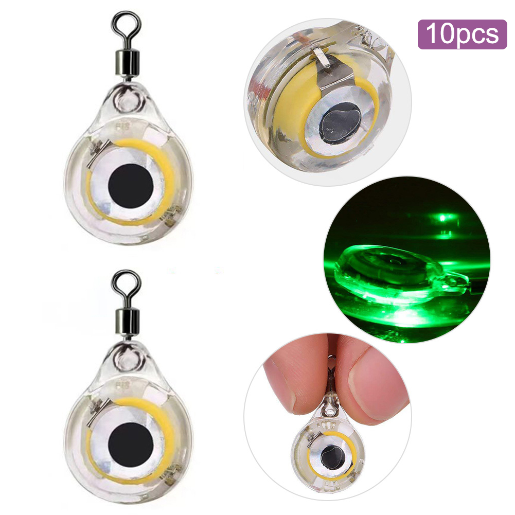 10 adet LED Balık Çekici Işık  - Fishing Equipment In China incelemesi ve fiyatı