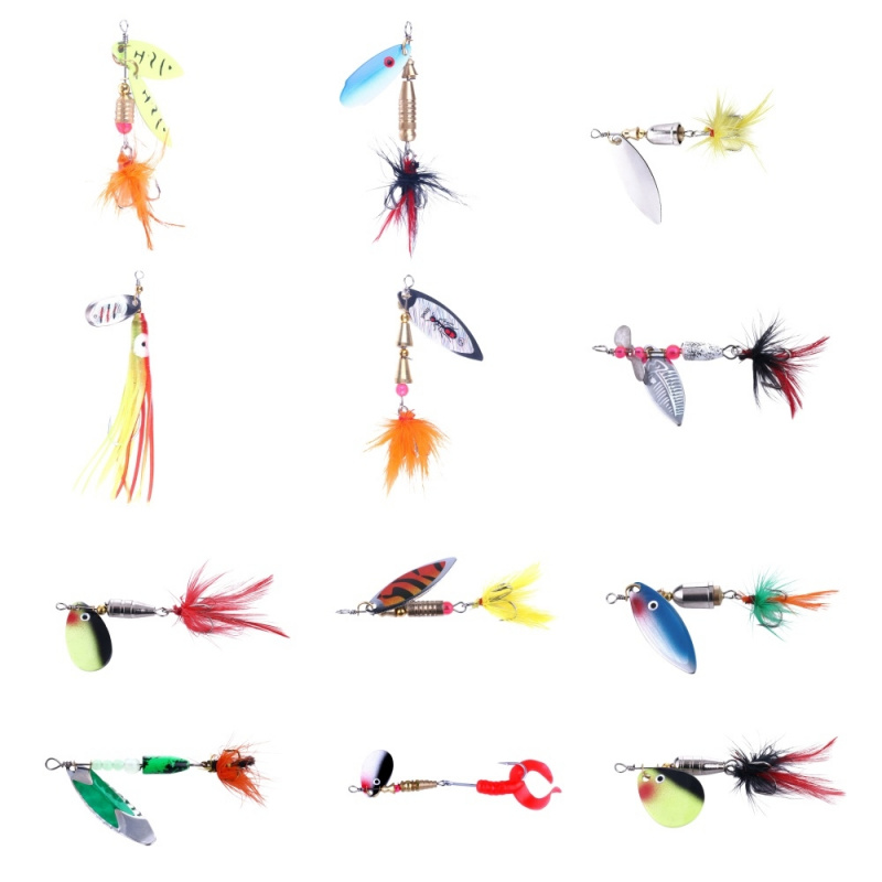 12 adet kompozit payetler olta - Fishing Equipment Brands incelemesi ve fiyatı
